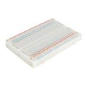 Breadboard Medium Size Solderless White Prototype Test Circuit Board Plug-in 400 Tie Points Pin For Arduino Project Board DIY.
