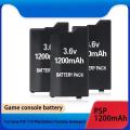 PSP 1-3 pcs 3.6V 1200mAh Lithium Battery Pack For Sony PSP2000 PSP3000 PSP-S360 PlayStation Portable Gamepad Rechargeable Cells.