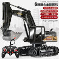 Wen Zhuangyuan remote control excavator toy car children's alloy simulation electric excavator engineering car car boys.