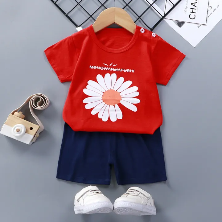 %EF%BC%88NEW%EF%BC%89Children's%20Short-sleeved%20Cotton%20Suit%20Baby%20Boy%20Girl%20Two-piece%20Set%20%20Children's%20New%20T-shirt%20Clothing%20Suit%20-%20Image%204