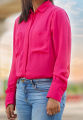 Magenta Georgette Women’s Casual Shirt.