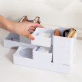 Locaupin Multipurpose Stackable Desktop Organizer Shelf Vanity Countertop Skincare Cosmetic Storage Makeup Brushe Holder. 