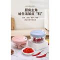 Mini Plastic Chopper With 3 Blades Mini Hand Blenders Handi Vegetable Quick Cutter for Kitchen Vegetable Chopper Machine (350ml). 
