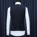 Fashion Men Vests Waistcoat Solid Color V Neck Sleeveless Buttons Blazer Plus Size Formal Business Jacket Vests.
