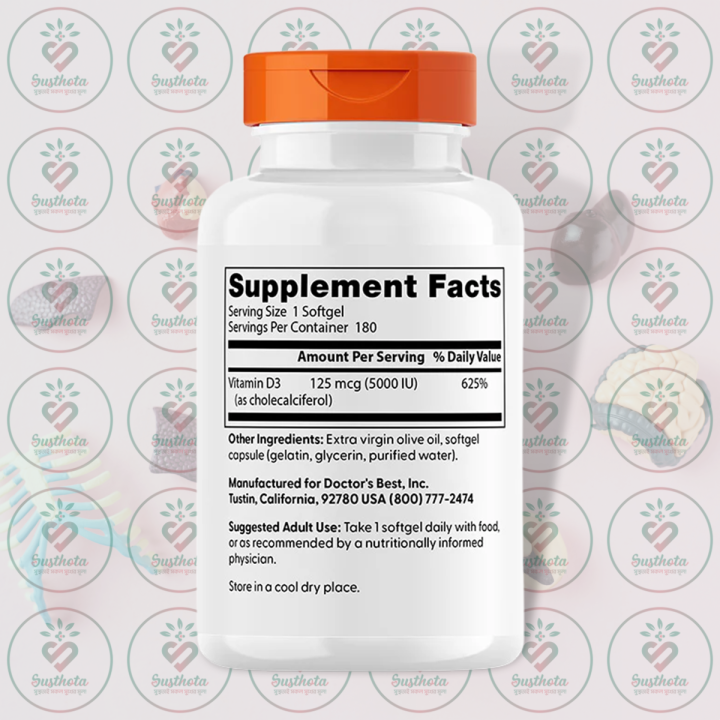 Doctor's%20Best%20Vitamin%20D3%20%E2%80%93%205000%20IU%20%E2%80%93%20180%20Softgels%20%E2%80%93%20with%20Cholecalciferol%20%E2%80%93%20for%20Heart,%20Bones%20&%20Immunity%20Support%20-%20Image%203