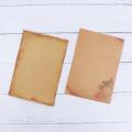 Kraft Paper Stationery Letterform Letter Pad Sketch Pad Letterhead Vintage Writing Paper Letter Paper Flower Design. 