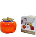 Bluetooth pumpkin speaker wireless Cross-border new arrival HA08 pumpkin ambience light showpiece desktop mini speaker. 