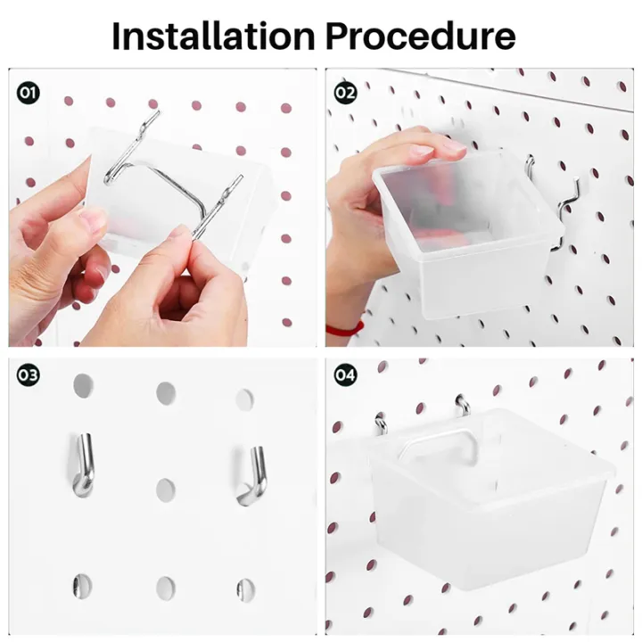 12%20Pieces%20Pegboard%20Plastic%20Bins%20Kit%20-%20Pegboard%20Bins%20with%20Hooks%20-%20Pegboard%20Accessories%20Workbench%20Bins%20Fits%20to%20Peg%20Board%20-%20Image%205