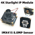 CCTV Starlight 4K IP Digital Camera Board Module 8.0Megapixel SSC338 Sony IMX415 Webcam Illumination RTSP RTMP Photo Snapshot.
