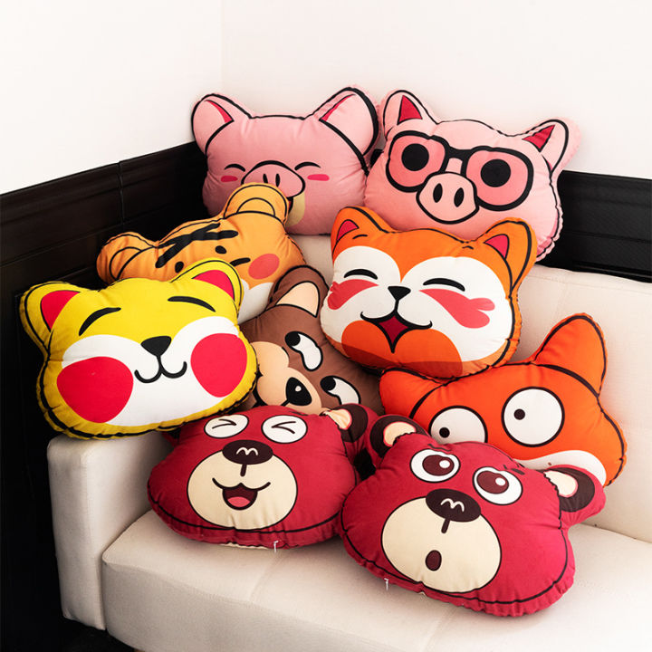 Cartoon Cute Doll Plush Pillow Custom Enterprise LOGO One-Piece Starting Doll Shaped Cushion Bedside Cushion