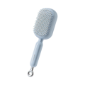 Self Cleaning Hair Brush Massage Combs for Women Hairbrush for All Hair Types Blue. 