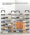 Stainless Steel 5 Tier Foldable Stainless Steel Shoe Rack. 