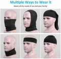 Black Bike Face Bandana for Men & Women. 