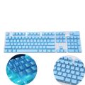 104pcs Universal Mechanical Keyboard Keycaps Ergonomic Blank Keycaps For Cherry MX Mechanical Keyboard Replacement Backlit Key. 