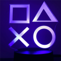 PS4 Game Controller Button Logo 3D Night Light Acrylic LED 16 Color Changing Touch Table Lamp For Playstation 4 Gamers' Gift. 