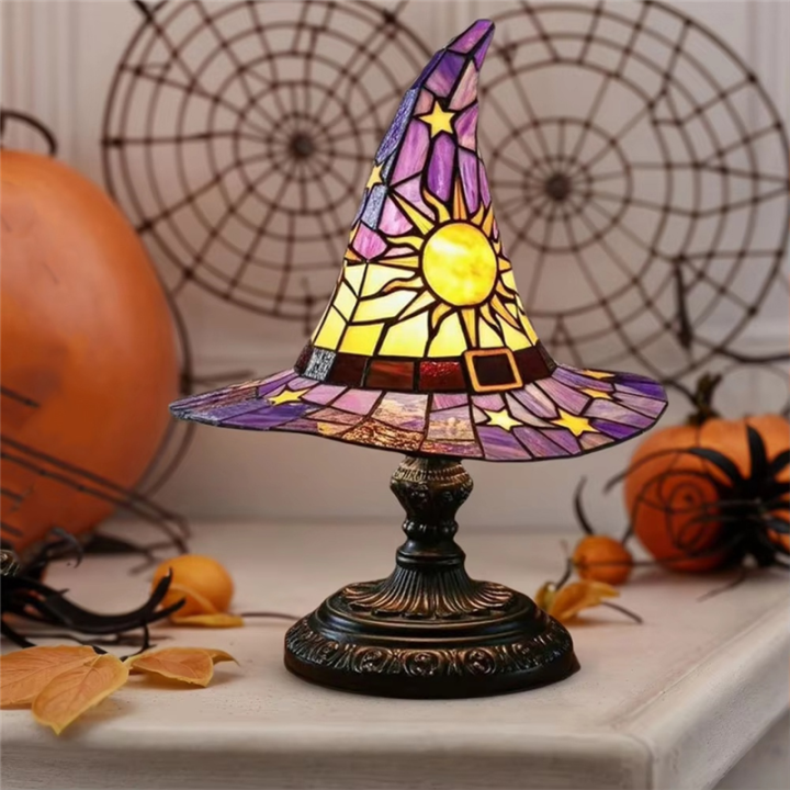 USB%20Powered%20Resin%20Lamp%20Resin%20Witch%20Hat%20Light%20Gothic%20Wizard%20Shape%20Ornament%20Lamp%20for%20Bedroom%20for%20Living%20Room%20Decor%20Yellow%20-%20Image%206