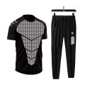 Stylist Printed  Half Sleeve T-Shirt & Full Pant  ( Set )for Men. 