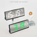 6.9 Inches Electronic Alarm Clock 5 Levels Brightness Adjustable Large Screen Student Desk Clock Table Clock.