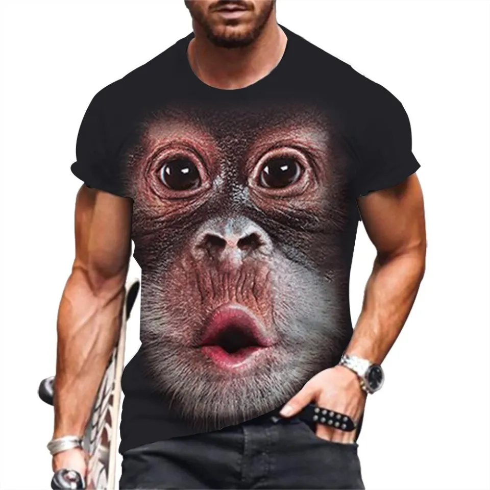 Monkey t shirts funny hotsell