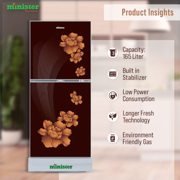 MINISTER%20REFRIGERATOR-165%20PURPLE%20MAGNOLIA%20with%20Free%20Delivery%20-%20Image%202