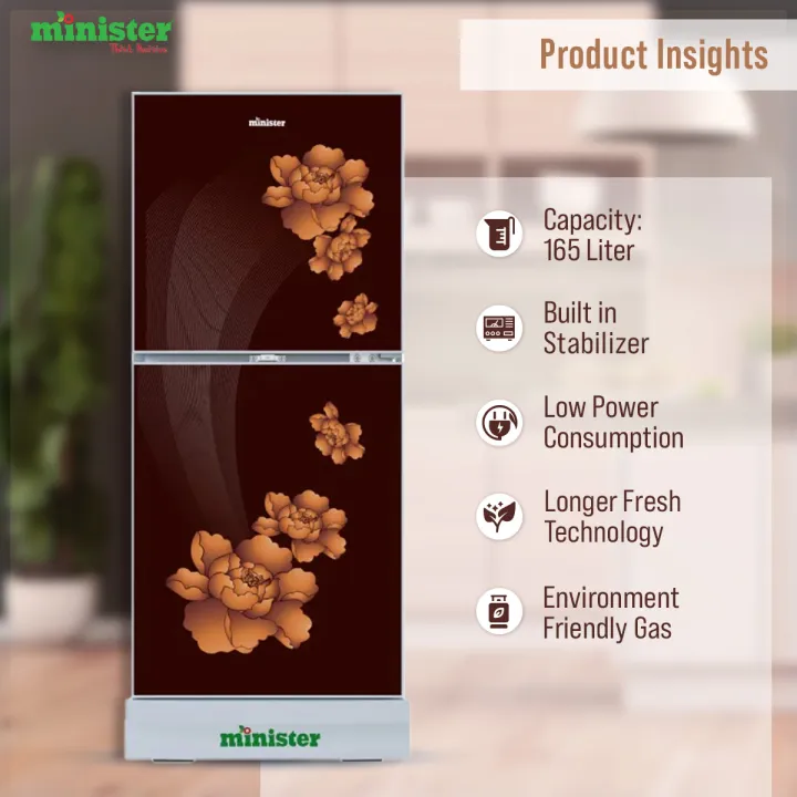 MINISTER%20REFRIGERATOR-165%20PURPLE%20MAGNOLIA%20with%20Free%20Delivery%20-%20Image%202