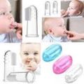 Silicone Baby Finger Tooth Tongue Cleaner Brush with Box 1 Pcs. 