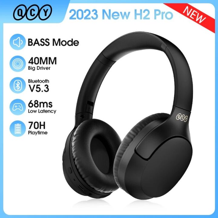 QCY H2 Pro Wireless Headphones Bluetooth BASS Mode Earphones