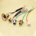 Wires Motorcycle Headlight Lights Bulb Socket Lamp Holder Wire Harness Adapters For Motorbike. 