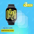 Redmi Watch 5 Active PMMA Screen Protector & Tempered Glass Full Coverage HD Clear Anti Scratch.