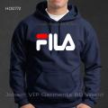Fila New Stylish Premium Winter Hoodie For Men And Wmens  Black & navy Blue - Hoodie For Men - Hoodie For Men - Hoodie - Hudi For Men. 