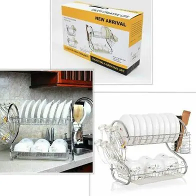 Stainless%20Steel%202%20Tier%20Dish%20Rack%20Dish%20Drain%20Rack%20Drying%20Rack%20Dish%20Drainer%20Rack%20Dish%20Racks%20for%20Kitchen%20Counter%20-%20Image%202