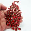 Rhinestones Peacock Brooches for Women||'s Luxury Clothing Accessories Elegant Banquet Wedding Jewelry Female Pin. 