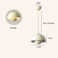 Danish Designer Bud Chandelier Macaron Three Heads Dining-Room Lamp Nordic Modern Minimalist Bedroom Bedside Small Droplight. 