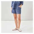Cotton Gauze High Rise Pull-On Soft Shorts For Women.