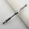 Lanbitou Transparent Fountain Pen Bent 1.0mm Hooded Nib Piston Filler Ink Pens for Writing School Office Supplies Stationery.