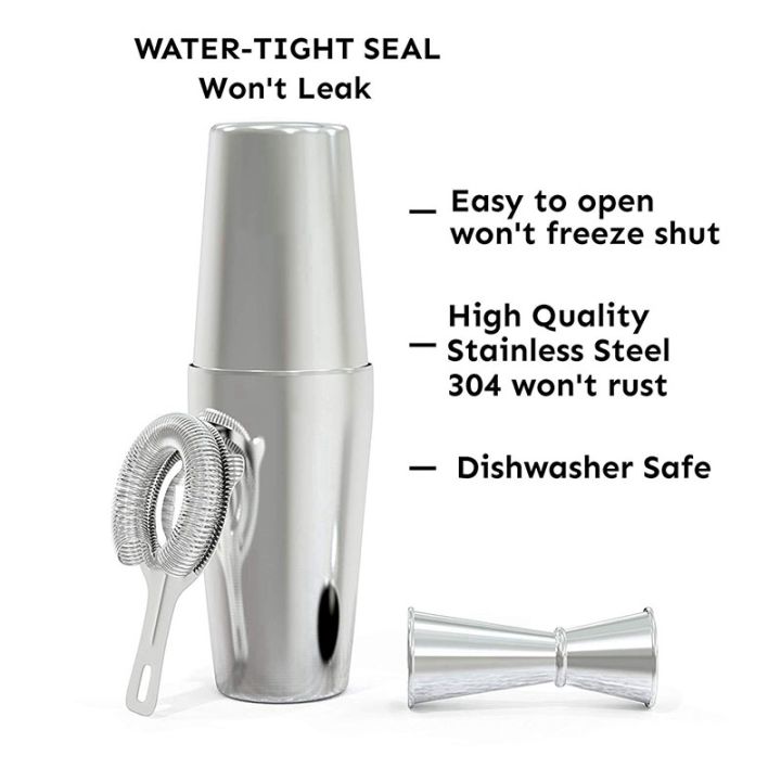 Cocktail%20Shaker%20Set:%20Professional%20Boston%20Shaker,%20Cocktail%20Strainer%20and%20Jigger%20Set.%204%20Piece%20Premium%20Stainless%20Steel%20Bar%20Supplies%20for%20Awesome%20Cocktail%20Mixing%20Experience%20-%20Image%207