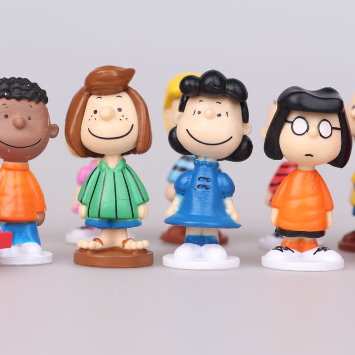 12pcs/set%20Snoopy%20Cartoon%20Charlie%20Brown%20And%20Friends%20Beagle%20Woodstock%20Peanuts%20Girl%20Kid%20Toy%20Animiation%20Action%20Figure%20Kids%20Toy%20Gift%20Miniature%20Model%20-%20Image%205