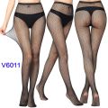 Hot Women Gothic Fishnet Tights Stars Rose Hollow Pattern Mesh Net Stockings Black Bottom Pantyhose Female Lingerie. 