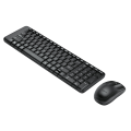 Logitech MK215 Wireless Keyboard and Mouse Combo for Windows, 2.4 GHz Wireless, Compact Design, 2-Year Battery Life(Keyboard),5 Month Battery Life(Mouse) PC/Laptop- Black. 