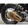 Suzukii silencer metal cover colour-silver,golden. 
