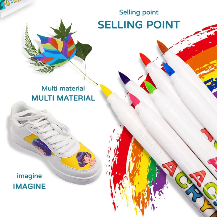 18/60Color%20Acrylic%20Paint%20Pens%20Brush%20Marker%20Pen%20for%20Artist%20Rock%20Painting,Glass,Ceramic%20Fabric%20DIY%20Card%20Making%20Art%20Supplie%20-%20Image%204
