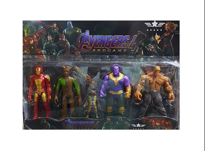 4%20piece%20super%20hero%20avenger%20set%20toy%20action%20figure%20-%20Image%202
