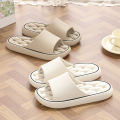 2024 Women Home Shoes Platform Slipper Summer Beach Flip Flops Women EVA Soft Sole Flat Shoes Mute Non-slip Slides Beach Sandal.