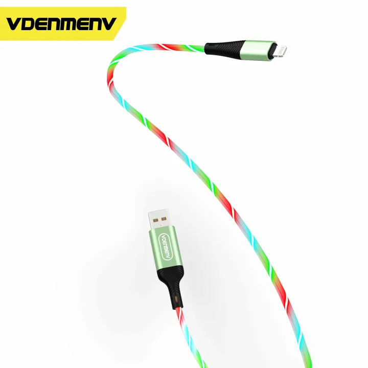 VDENMENV%20D25L%202.4A%20Lightning%20Data%20Cable%201Meter%20Lightning%20-%20Image%207