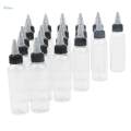 40 Piece Empty Plastic Squeeze Bottle withTwist Top Tip Applicator 60ml.