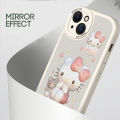 Hontinga for Samsung Galaxy A33 5G Back Cover PU Leather Cute Kitty Phone Case Soft Silicone Edge Mobile Cover. 