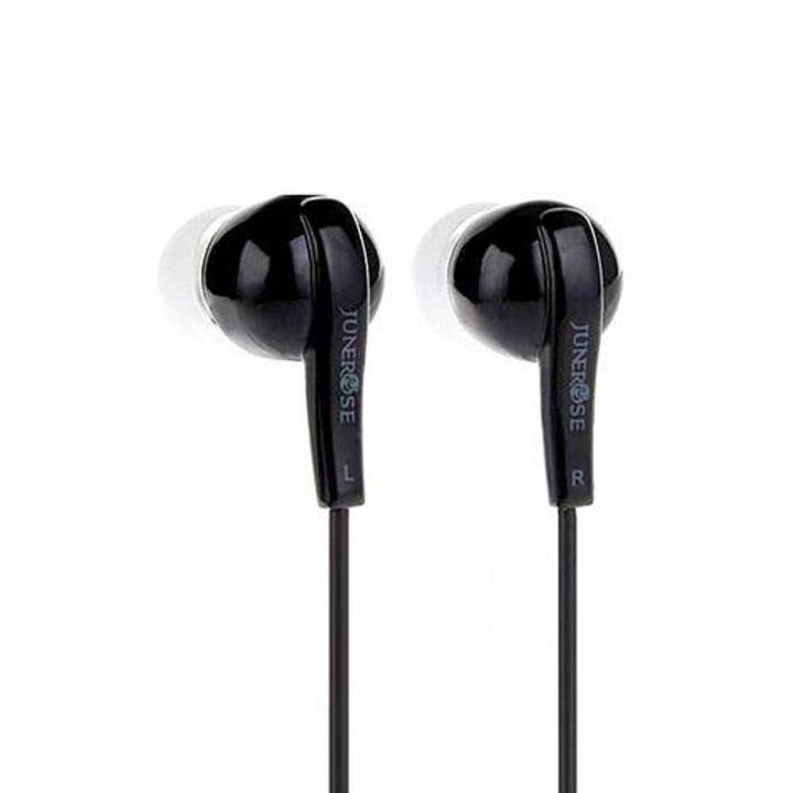 Jr-i502 Heavy Bass Mobile Earphone With Mic - Black