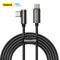 Baseus Legend Series Elbow Type-C to Type-C 100W 2M Fast Charging Data Cable. 