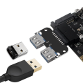 2Pcs USB 3.0 Motherboard Adapter USB 3.0 19 20 Pin Female To Dual USB 3.0 a Female Internal Header Adapter Converter. 