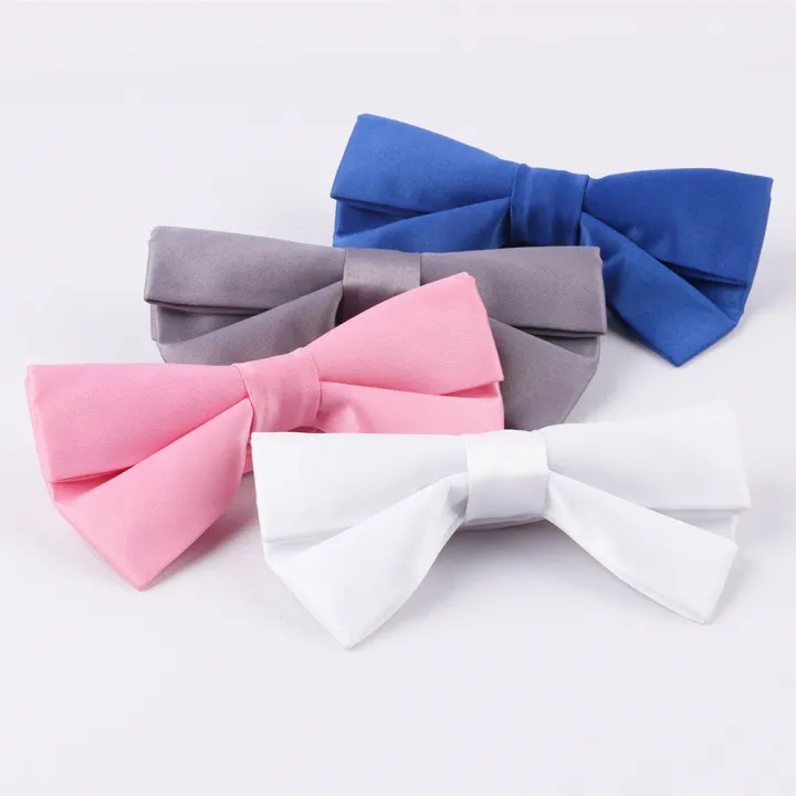 Original%20Wedding%20Wedding%20Groom%20Groomsman%20Men's%20Black%20Bow%20Tie%20Suit%20Shirt%20Bow%20-%20Image%202